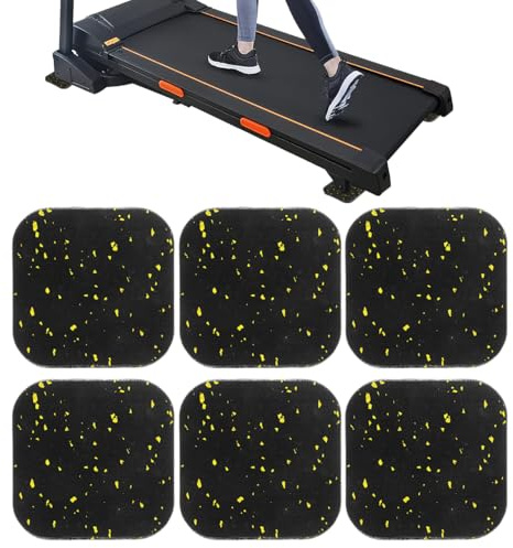 SOIMISS 6 Stück Laufbandmatten Antivibrationspads Aus Gummi rutschfeste Gerätematten Für Bodenschutz Und Geräuschreduzierung Geeignet Für Fitnessgeräte Waschmaschine
