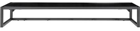 Dezain® Home - Hutablage Vita – Wandgarderobe aus Metall – Garderobe für Hüte, Jacken & Taschen – mit 5 Haken & Ablage aus Holz – Hutregal in schwarz – 80 x 28 x 12 cm