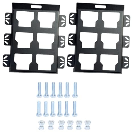 Rdxanc Packouts Wall Crate Storage Organizers for Power Tool Mounting Half Width Small Tool Holder Accessories