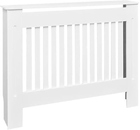 vidaXL Holzwerkstoff Heizkörper-Abdeckung Heizkörperverkleidung 112 cm,