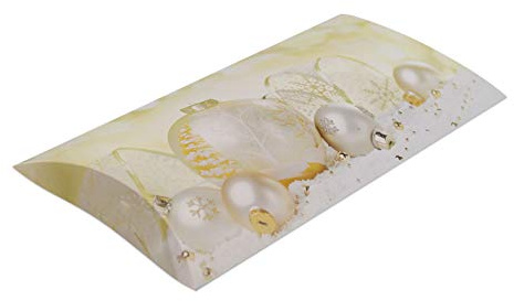 100er Pack Kissenverpackung Weihnachten Kugeln Kissenbox, Geschenkverpackung