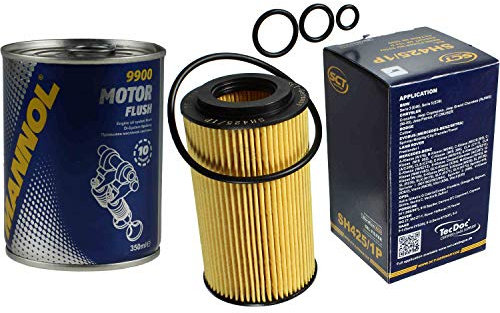 Original SCT Ölfilter SH 425/1 P + SCT Motor Flush Motorspülung