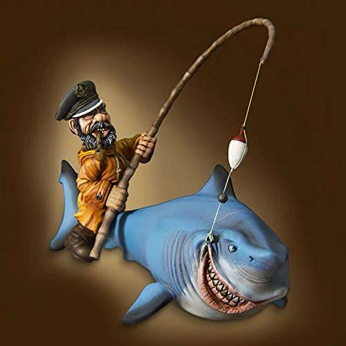 XINGCHANG Unlackierte Harzfigur im Maßstab 1:32 Piraten und Haie GK Model Kits Military New