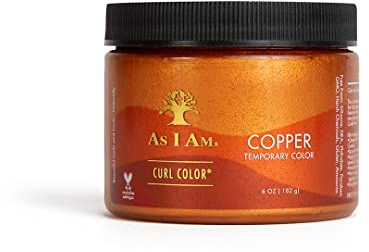 As I Am Color Curl - Kupfer, 180 ml, Farbgel und Curling, temporäre Farbe, mittlerer Halt, vegan und tierversuchsfrei
