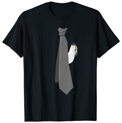 Maritime Schlips Krawatte Möwe T-Shirt