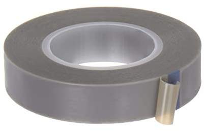 sourcing map PTFE Folie Klebeband Rolle 0.5 x33Ft Klebeband Grau | Hoch Temperatur, 0.18mm Dicke, Mit Einseitig Kleber, Für Vakuum Versiegelungsgerät Hand Impuls Versiegler