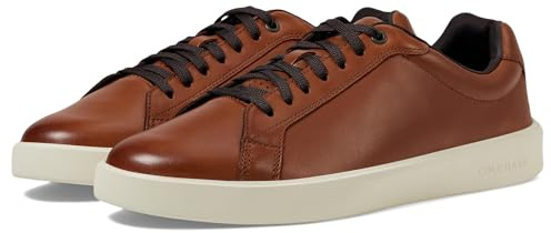 Cole Haan Men's Grand Crosscourt Daily Sneakers, British Tan/Dark Chocolate/Ivory, 10-M US