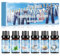 Sauber Ätherische Öle Set, 6x10 ml Aromatherapie Duftöl für Diffuser,Blossom Soap Parfümöl,Ätherische Öle für Diffuser, Frisches Leinen, Minze, Puder, Sauberes Zuhause, Blütenseife, Saubere Baumwolle