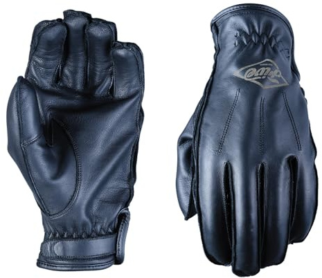 IOWA 66 Motorcycle Gloves for Men Women Finger Touchscreen Motorbike Gloves for BMX ATV MTB Riding Road Racing Cycling Climbing Motocross, Black, L