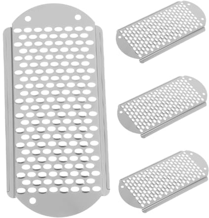 WEKAMOS 4pezzi Piedi Professionale Strumento per Rimozione Calli Pedicure Raspa per Piedi in Acciaio Inossidabile Comoda da Usare per Rimuovere Morta Riutilizzabile e Durevole
