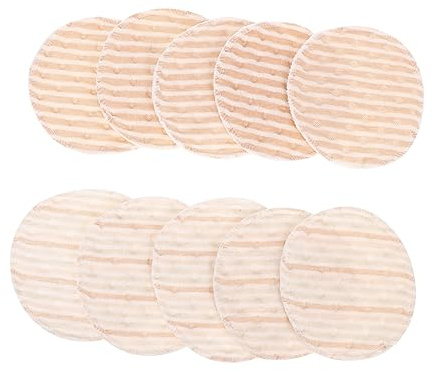 Toddmomy 10stücke Stilleinlagen Atmungsaktiv für Haushalt Austauschbare Einlagen mit Saugfähiger und Auslaufsicherer Innenschicht aus Weichem Material