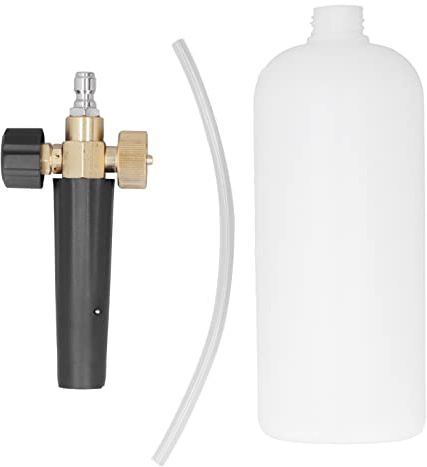 Pistola de Limpieza de Espuma de Alta presión, 1/4 de Pulgada, Gran Capacidad, pulverizador de Espuma para Lavado de Autos con Boquilla Ajustable para Limpieza de Ventanas de