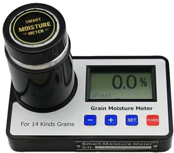 Feuchtigkeitsmesser, Getreide-Feuchtigkeitsmesser Mit Digitalanzeige GM006 Für Kaffeebohnen, Kakao, Weizen Und Mais, Praktisch Ablesbar,für Brennholzpapier
