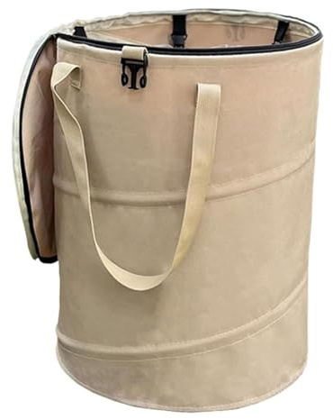 FACAIIO Portable Collapsible Outdoor Trash Bin Camping, Picnics and BBQs, Oxford Fabric, Foldable Garbage Bin Travel and Hiking