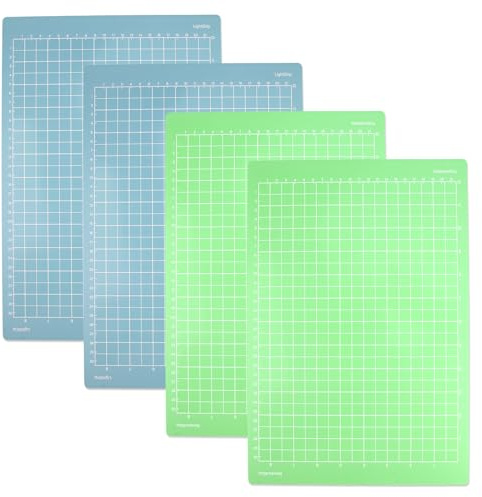 4 Pezzi Tappetino Taglio per Joy Xtra, Standard Grip Autoadesivo Cutting Mat, Tappetini di Ricambio per Accessori Varierty Grip per Macchina da Taglio e Scrittura Standard Grip LightGrip