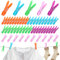 Spyrtb 50pcs Pinzas para la Ropa, Pinzas Rropa Que no Dejan Marca, Pinzas Tender Ropa Pinzas Antideslizantes para tendederos o tendederos (5 Colores)