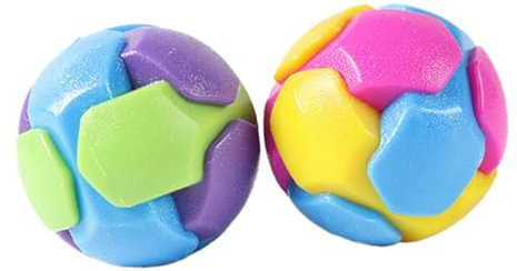 BESPORTBLE 2stücke Kauspielzeug Für Hunde Bunte Weiche Und Langlebige Spielbälle Zur Zahnpflege Und Beschäftigung Geeignet Für Kleine Und Mittelgroße Hunde Farben Zufällig