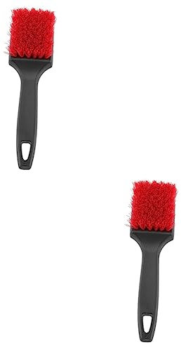 Mobestech 2stücke Softer Bristle Reifenreinigung Bürste Für Auto Praktische Radputzbürste Mit Kurzem Griff Effektive Felgenpflege Ohne Kratzer Hochwertige Reinigungsbürste Für Präzise