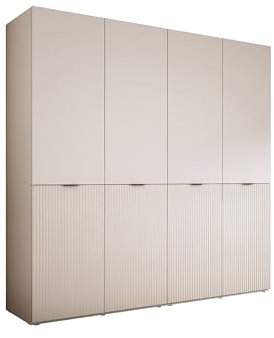 Garderob, sandbeige/sandbeige, 2 x 100 x 200 x 51 cm