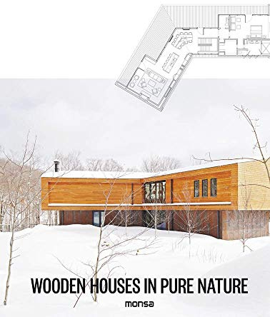 Wooden houses in pure nature