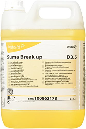 Diversey 7512054 Suma Force D3.5 Heavy Duty Degreaser, 5 L