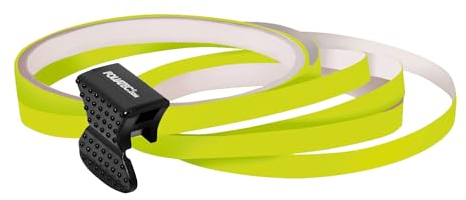 FOLIATEC PIN Striping Felgen Design Auto Zierstreifen Felgenrandaufkleber für 4 Felgen, Neon Gelb
