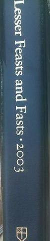 Lesser Feasts And Fasts 2003