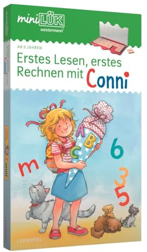 miniLÜK-Set: Vorschule/1. Klasse Erstes Lesen, erstes Rechnen mit Conni (miniLÜK-Sets: Kasten + Übungsheft/e)