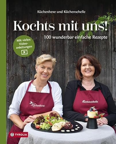 Kochts mit uns: 100 wunderbar einfache Rezepte. Anni und Anita kochen gemeinsam. Das erste Kochbuch der beliebten Youtube-Köchinnen mit über 50.000 Abonnenten. Viele Rezepte mit Video-Anleitung.