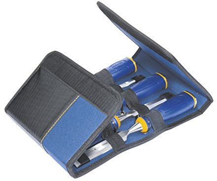 IRWIN 10503429 IW10503429 Trousse de 5 ciseaux ms500: 6/10/15/20/25mm, Bleu