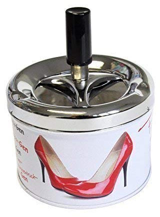 Sü-Verlag 97433 Aschenbecher Xtreme Frauengene mit Schleuderfunktion, Durchmesser 9 x 10 cm