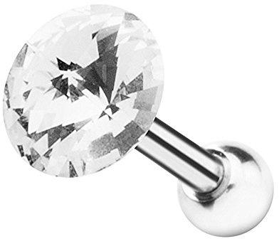 Piercingfaktor Piercing Ohr Helix Tragus Chirurgenstahl Kristall Kugel