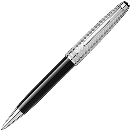 Montblanc Meisterstück Doué Kugelschreiber Geometric Precious Black Resin
