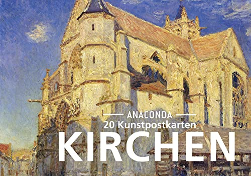 Postkarten-Set Kirchen: 20 Kunstpostkarten aus hochwertigem Karton. ca. € 0,25 pro Karte (Anaconda Postkarten, Band 26)