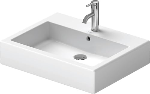 Duravit 04546000001 Vero Washbasin with Tap Platform, White, medium
