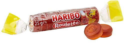 HARIBO - Cola Roulette - Bonbons Sans Colorants Artificiels - Boîte de 45 Bonbons
