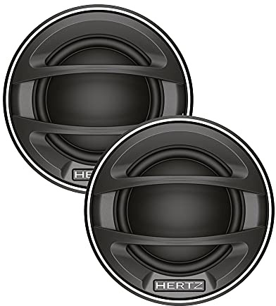 Hertz ML 280.3 Paar Hochtöner 35 mm, 180 W | Tetolon-Kalotte, Neodym-Magnet, 4 Ohm, Schwingspule 28 mm, 92 dB, inkl. Frequenzweiche, 1000-28000 Hz, inkl. Grills