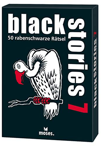 moses. black stories 7 | 50 rabenschwarze Rätsel | Das Krimi Kartenspiel