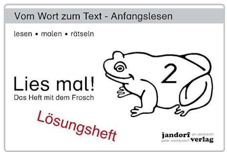 Lies mal! Heft 2: Lösungsheft