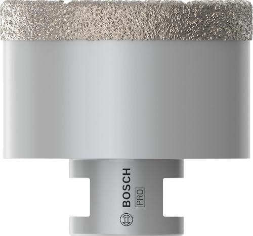 Bosch 1x PRO Ceramic Trockenbohrkrone, 65 × 35 × 14 mm | für Fliesen, Harte Fliesen, Ø 65 mm, Professional Zubehör Kleiner Winkelschleifer