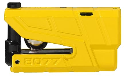 Abus 8077 Antirrobo para freno de disco con alarma, Amarillo