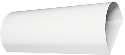Mefa Zeitungsrolle 88 Verkehrweiß glänzend (RAL 9016) halbrund