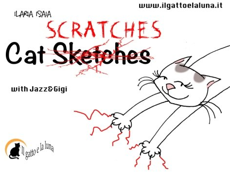 Cat scratches with Jazz and Gigi