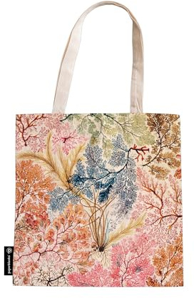 Sac en toile Paperblanks Anémone: Canvas Bag, interior zippered pocket, holds up to 7 kilos