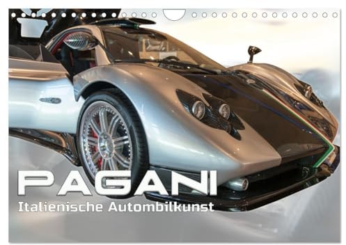 Pagani italienische Automobilkunst (Wandkalender 2026 DIN A4 quer), CALVENDO Monatskalender: Pagani Hypercars aus Modena (CALVENDO Sport)