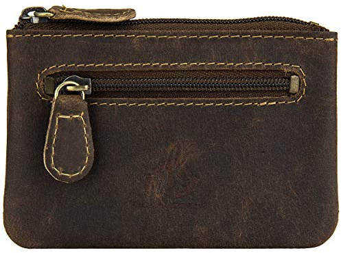 Greenburry 170825 Vintage Leather Case Key Case Key Ring Fb. Brown