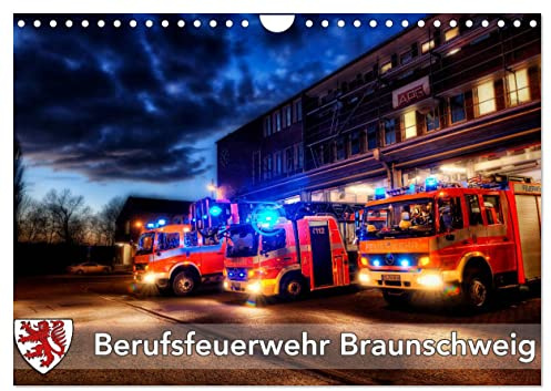 Berufsfeuerwehr Braunschweig (Wandkalender 2026 DIN A4 quer), CALVENDO Monatskalender: Einsatzfahrzeuge der Berufsfeuerwehr Braunschweig (CALVENDO Technologie)