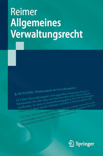 Allgemeines Verwaltungsrecht (Springer-Lehrbuch)
