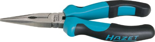 Hazet 1841Ma-11 Pinza a Becchi Mezzotondi, Argento, Lunghezza 145 mm