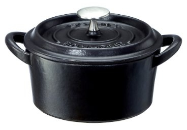 BONNE BONHEUR Bon Bonaire cocotte 12cm black 3617 (Japan import / The package and the manual are written in Japanese)